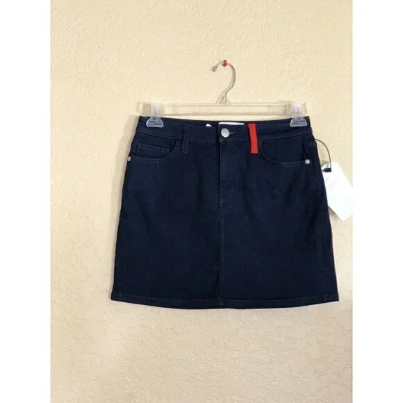 CURRENT/ELLIOTT Womens The Five-Pocket Denim Mini skirt Size 28 - Picture 12 of 12